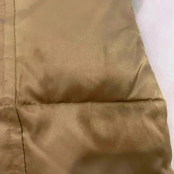 Charter Club Petite Women's Puffer Vest Faux Fur Collar Full Zip Brown Size P/P - Picture 12 of 12